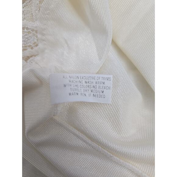 Shadow Line Vintage Lacy Camisole Ivory Sz38 tank top Blouse/Dress Liner - Picture 6 of 6